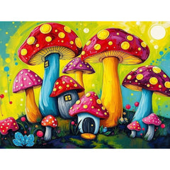 Pixie Canvas - Once Upon a Mushroom by Sophie Patrick-30x40cm-Square-DiamondArt.ca