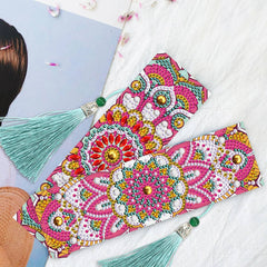 Pink Mandalas Bookmark Set-Special-DiamondArt.ca