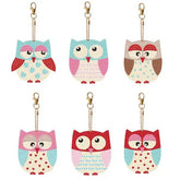 Pretty Owls Key Chain Kit-Special-DiamondArt.ca