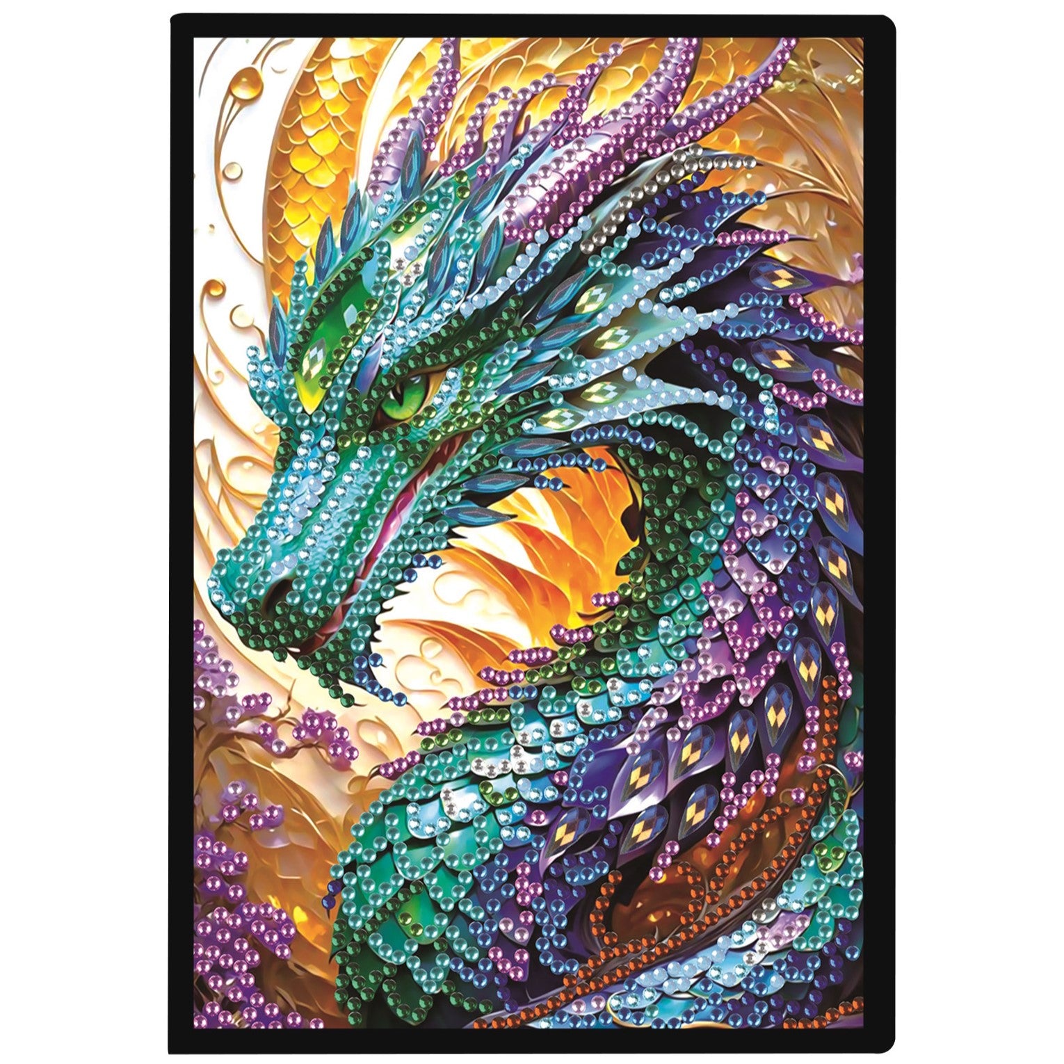 Rainbow Fantasy Dragon Notebook-Special-DiamondArt.ca