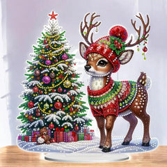 Christmas Glow Reindeer Tabletop Decoration-Special-DiamondArt.ca