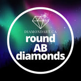 Round AB Diamonds (500 Diamonds)-500 diamonds (3 grams)-162-DiamondArt.ca