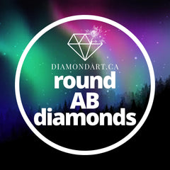 Round AB Diamonds (500 Diamonds)-500 diamonds (3 grams)-162-DiamondArt.ca