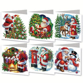 Santa’s Magic Christmas Card Set (6 Pack)-Special-DiamondArt.ca