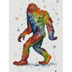 Sasquatch by Dave Bartholet-30x40cm-Round-DiamondArt.ca