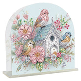 Shabby Chic Birdhouse Napkin Holder-Special-DiamondArt.ca