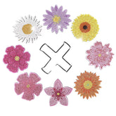 Shimmering Blooms Coaster Set (8 pieces)-Special-DiamondArt.ca