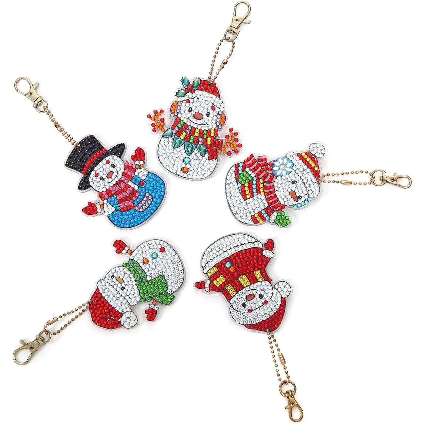 Snowman Key Chain Kit-Special-DiamondArt.ca