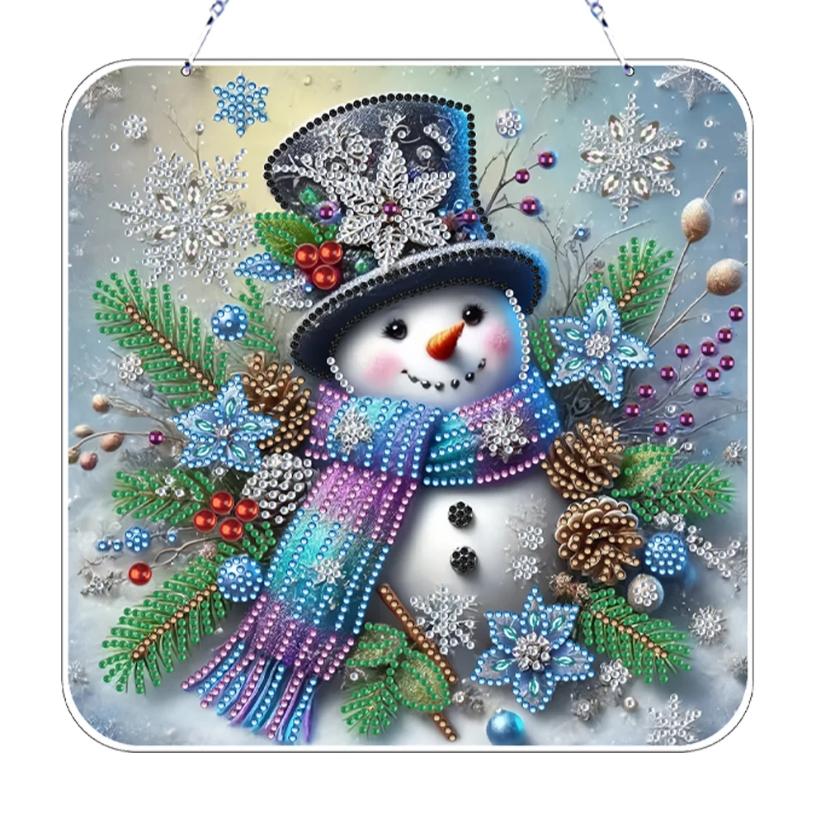 Snowy Smiles Wall Hanging-Special-DiamondArt.ca
