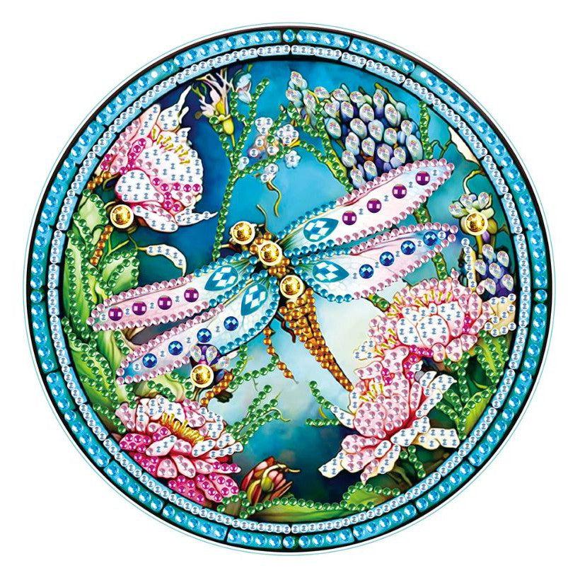 Sparkle Dragonfly Tabletop Decoration-Sparkle Hummingbird-DiamondArt.ca