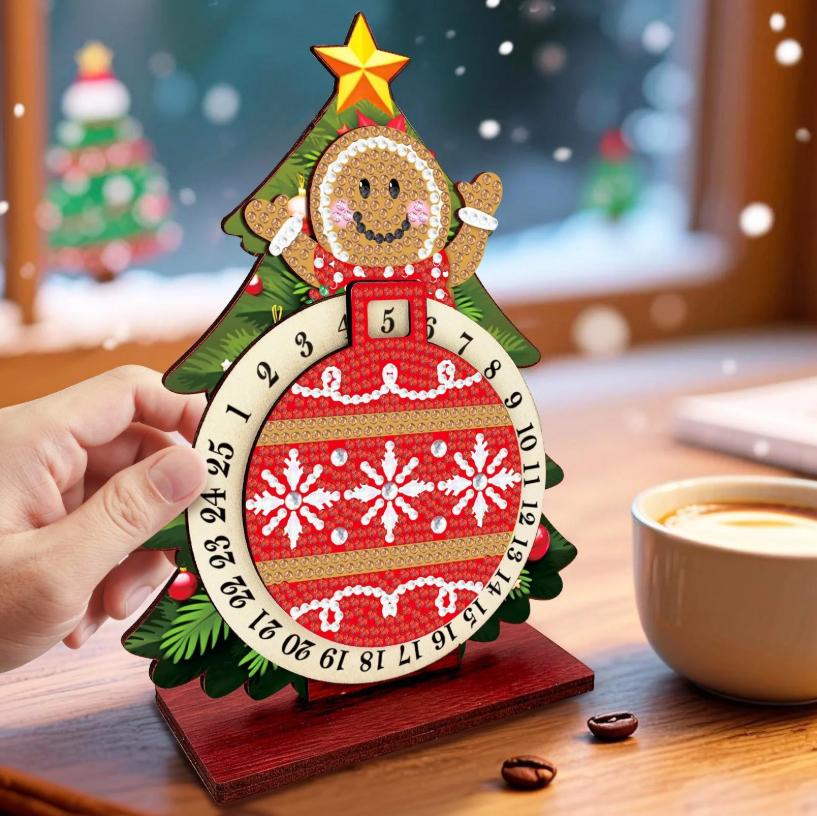 Sparkle & Spice Gingerbread Christmas Countdown Calendar-Special-DiamondArt.ca
