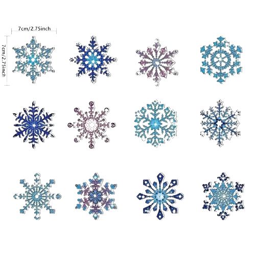 Sparkling Snowflake Magnet Set-Special-DiamondArt.ca