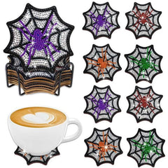 Spider Web Coaster Set (8 pieces)-Special-DiamondArt.ca