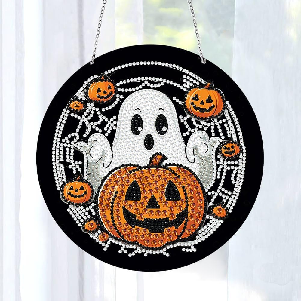 Spooky Friends Wall Hanging-Special-DiamondArt.ca