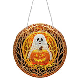 Sparkle Ghost Halloween Wall Hanging-Special-DiamondArt.ca
