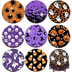 Spooky Season Coaster Set (8 pieces)-Special-DiamondArt.ca