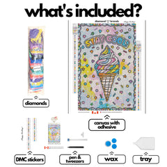 Stay Cool by Jess Stempel-30x45cm-Round-DiamondArt.ca