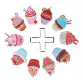 SugarGem Cupcake Coaster Set (10 pieces)-Special-DiamondArt.ca