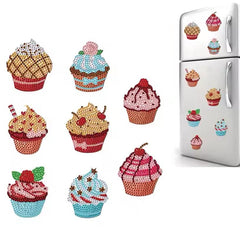 Sugar & Sparkle Cupcake Magnet Set-Special-DiamondArt.ca
