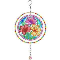 Sun-Kissed Lilies Suncatcher-Special-DiamondArt.ca