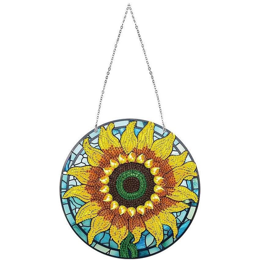Brilliant Sunflower Wall Hanging-Brilliant Sunflower-DiamondArt.ca
