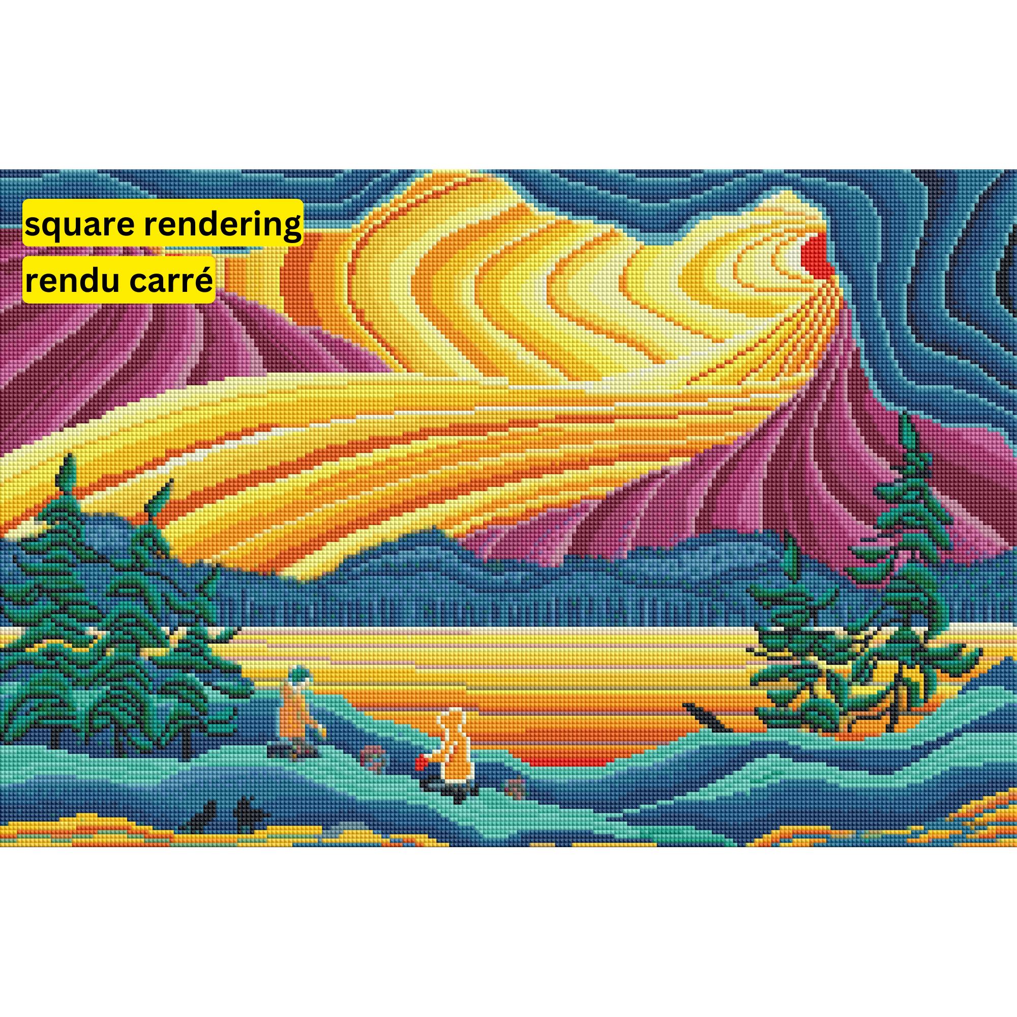 The Foragers by Robbie Craig-40x60cm-Round-DiamondArt.ca