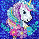 Unicorn Kid's Kit-17x17cm-Special-DiamondArt.ca