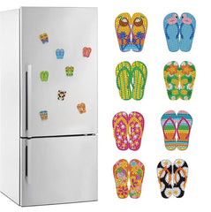 Vacation Vibes Flip Flop Magnet Set-Special-DiamondArt.ca