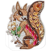 Woodland Squirrel Pen Holder-Special-DiamondArt.ca