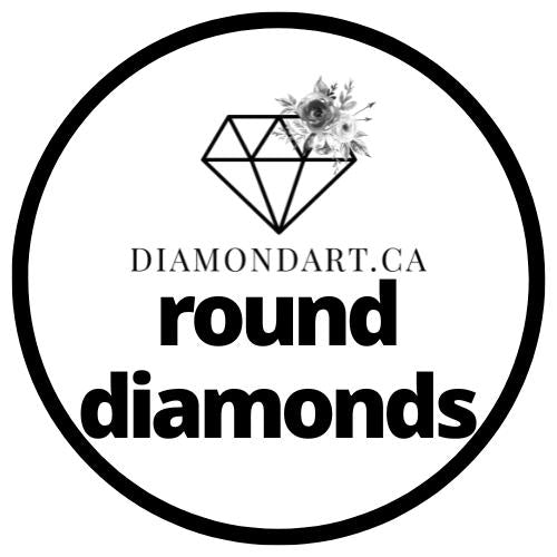 Round Diamonds (500 Diamonds)-500 diamonds (3 grams)-150-DiamondArt.ca