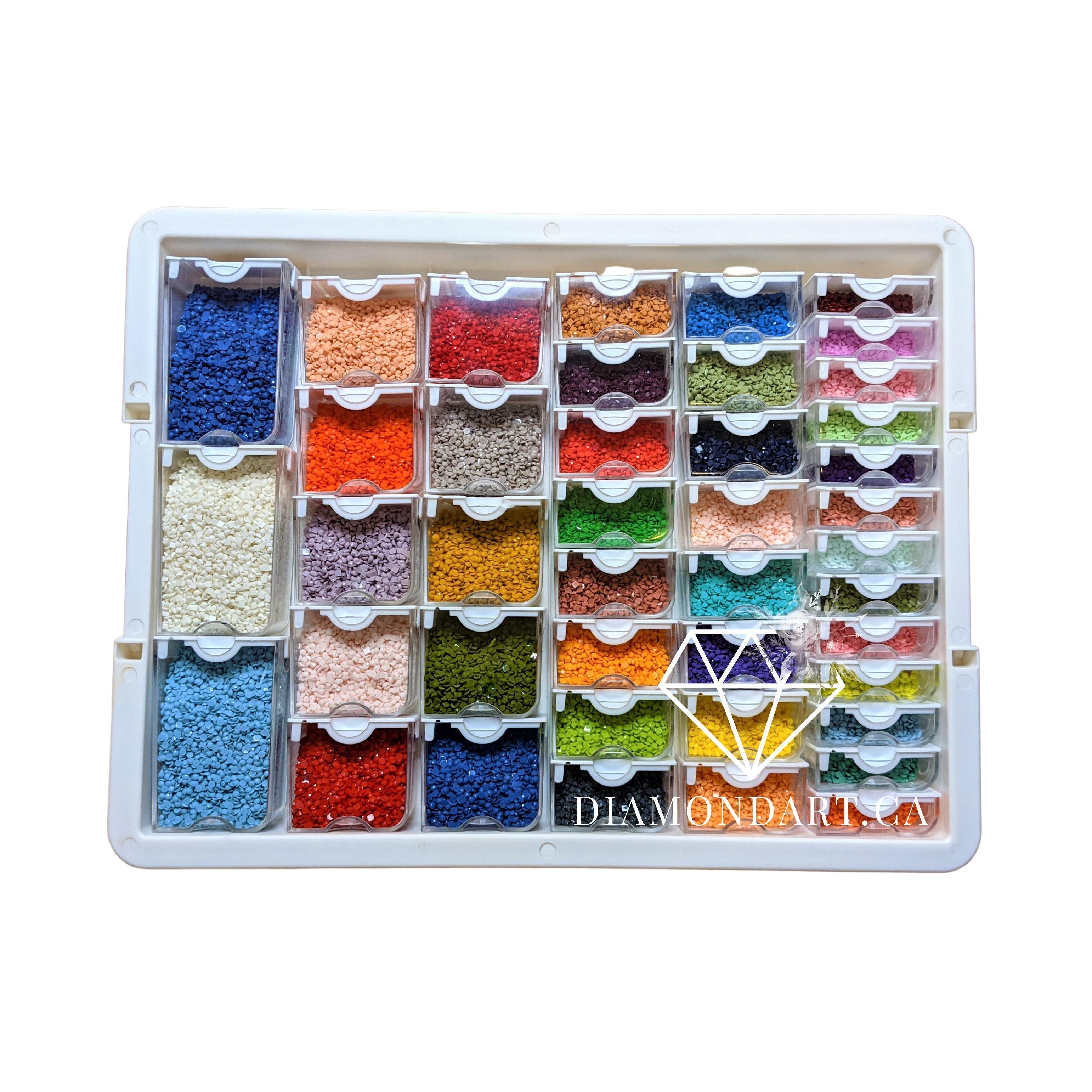 Ultimate Diamond Organizing System (Choose from 3 Container Options)-42 containers-DiamondArt.ca