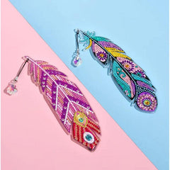 Acrylic Feather Bookmark Set (2 pieces)-Special-DiamondArt.ca