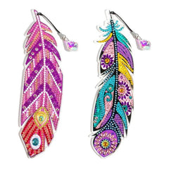 Acrylic Feather Bookmark Set (2 pieces)-Special-DiamondArt.ca