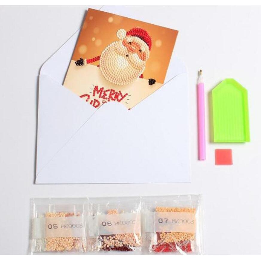 Christmas Card Set 1 (8 Pack)-Round-DiamondArt.ca