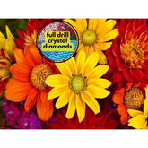 Crystal Canvas Fall Flowers-30x40cm-Round-DiamondArt.ca