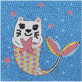 Crystal MerCat Kid's Kit-17x17cm-Special-DiamondArt.ca
