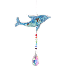 Dolphin Suncatcher-Dolphin-DiamondArt.ca