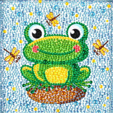 Feeling Froggy Kid's Kit-17x17cm-Special-DiamondArt.ca