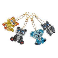 Furry Friends Key Chain Kit-Special-DiamondArt.ca