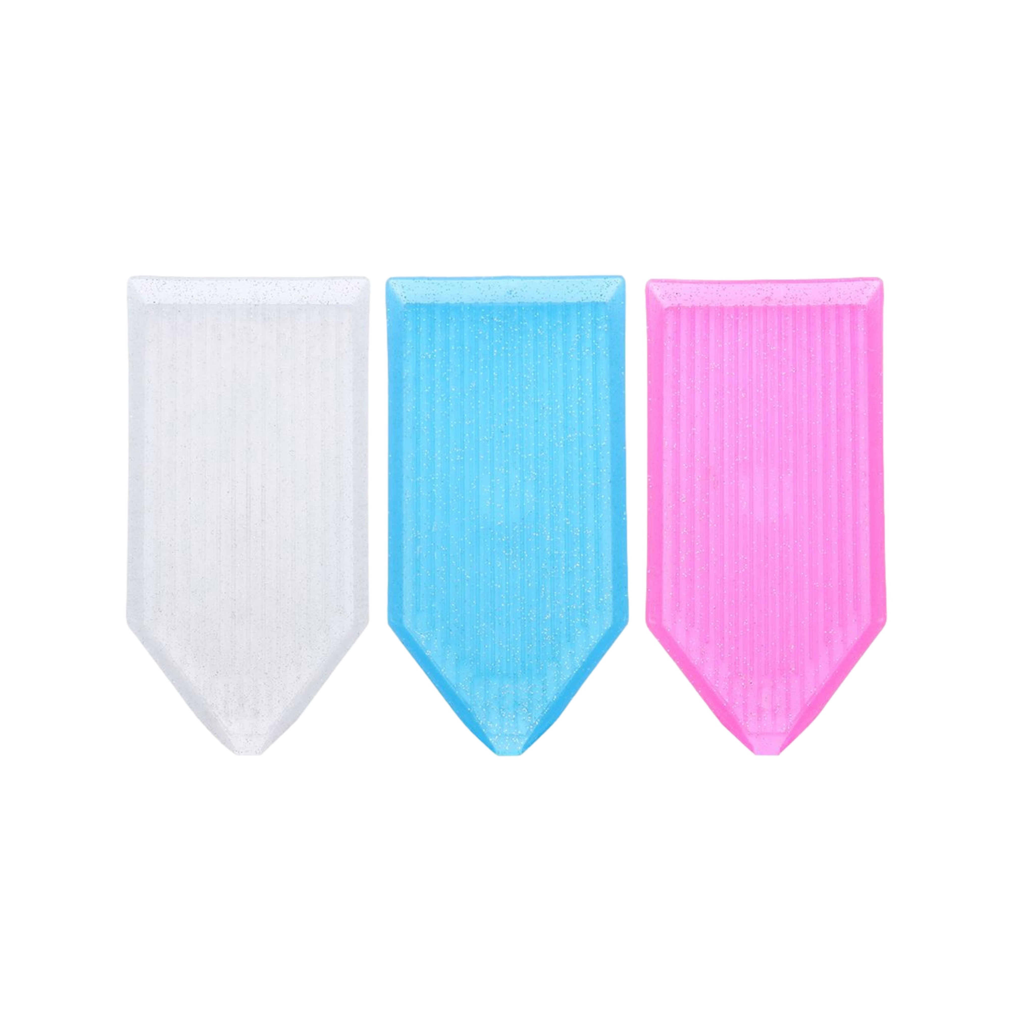 Glitter Drill Tray-One Clear Tray-DiamondArt.ca