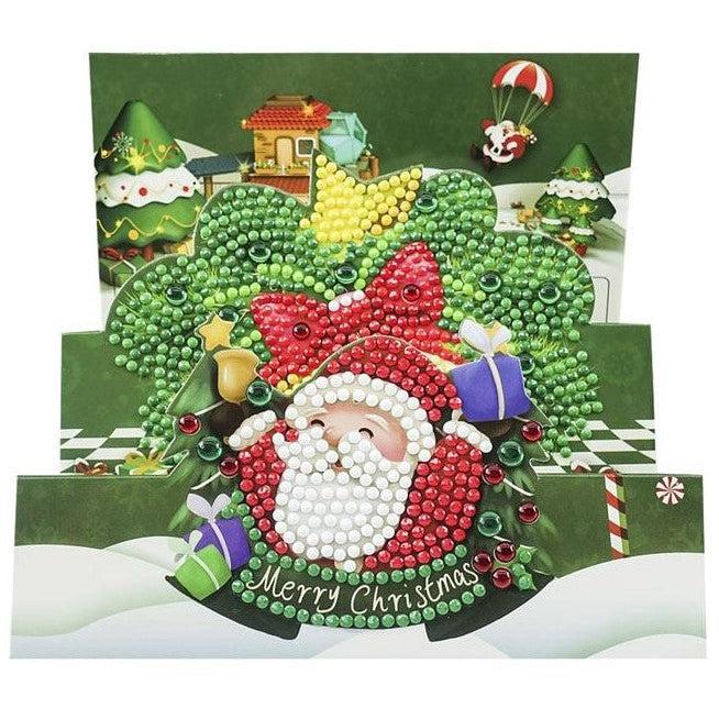 3D Christmas Card-Design 5-Round-DiamondArt.ca