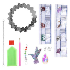 Hummingbird Spinner Suncatcher-Hummingbird Spinner-DiamondArt.ca