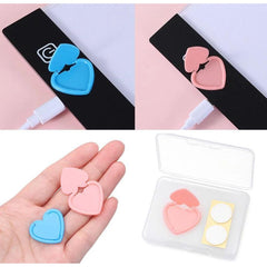 2-Pack Light Pad Power Button Cover-Hearts-DiamondArt.ca