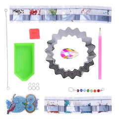 Owl Spinner Suncatcher-Owl Spinner-DiamondArt.ca