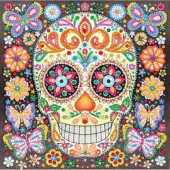 Sugar Skull-25x25cm-Special-DiamondArt.ca