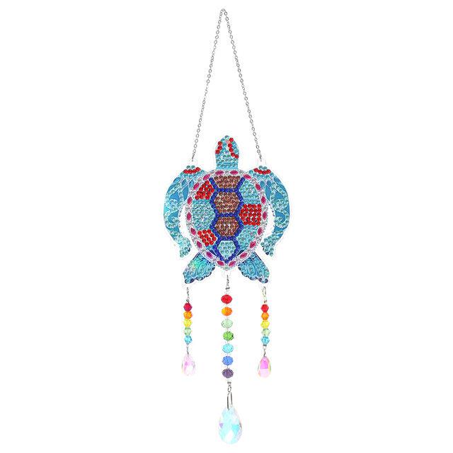 Sea Turtle Suncatcher-Sea Turtle-DiamondArt.ca