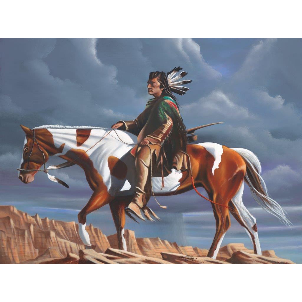 Sioux Country by Geno Peoples-30x40cm-Square-DiamondArt.ca