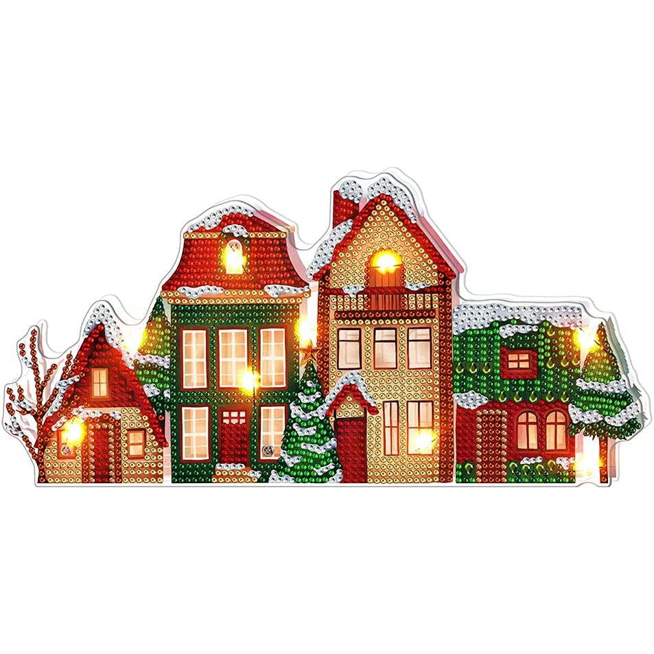 The Christmas Village LED Table Decoration-The Christmas Village-DiamondArt.ca