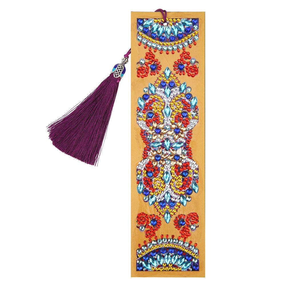 Yellow Mandala Bookmark-Special-DiamondArt.ca