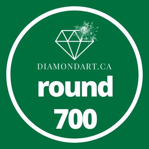 Round Diamonds DMC 700 - 899-500 diamonds (3 grams)-700-DiamondArt.ca